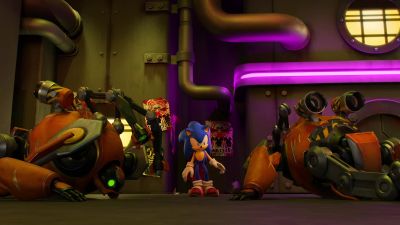 Robots without Flickies?
Now, that’s new. - Sonic Prime