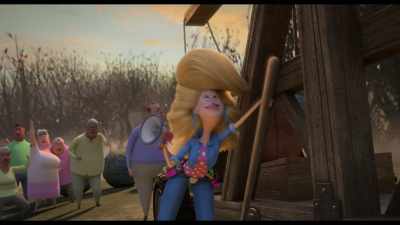 ROCK MAFIA: (SINGING)
You shouldn't mess with me - The Addams Family