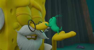 [rock music fades] - Plankton: The Movie