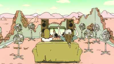 [rock music palying] - Doomlands