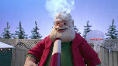-(rock music playing)
-(Frat Guys cheering) - Santa Inc.