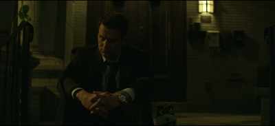 [rock music playing on car stereo] - Mindhunter
