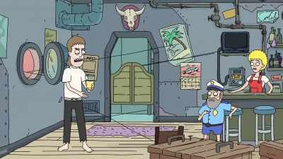[rock music playing] - Doomlands