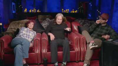[rock music playing] - The Osbournes Want to Believe