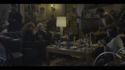 [rock music playing] - Russian Doll