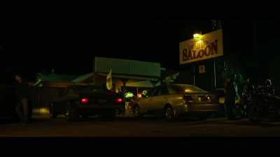 [rock music playing] - Small Town Crime