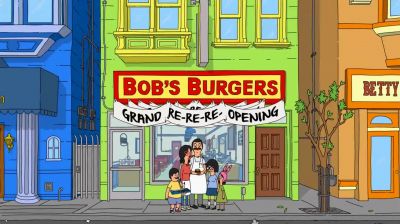       (rock music playing) - Bob's Burgers