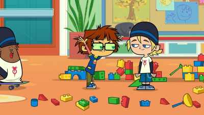 (Rock music plays, flames roar) - Total DramaRama