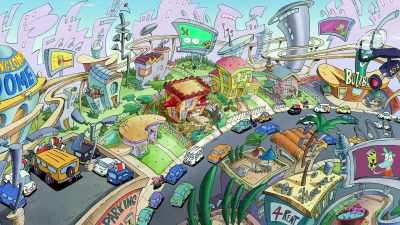 ♪ Rocko's modern life ♪ - Rocko's Modern Life: Static Cling