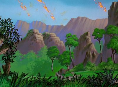 Rocks fly - The Land Before Time III: The Time of the Great Giving