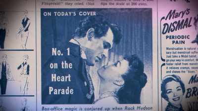 Rock's great popularity
as a matinee idol - Rock Hudson: All That Heaven Allowed
