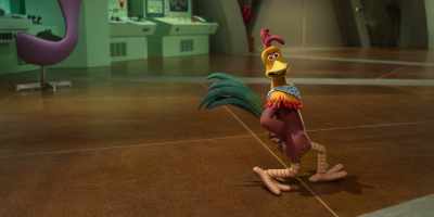 [Rocky continues grunting to beat] - Chicken Run: Dawn of the Nugget
