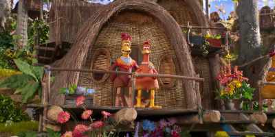 [Rocky laughs] - Chicken Run: Dawn of the Nugget