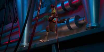 [Rocky panting] - Chicken Run: Dawn of the Nugget