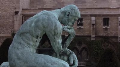 Rodin never said what he was thinking He's thinking - Forget Paris