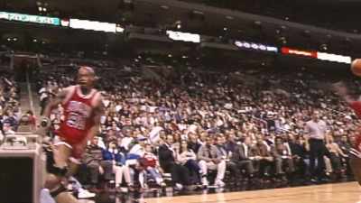 Rodman, the interception. - The Last Dance
