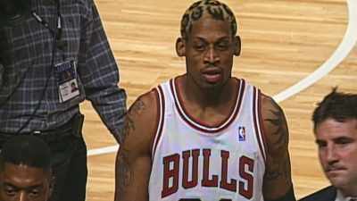 Rodman's descent became dramatic. - The Last Dance