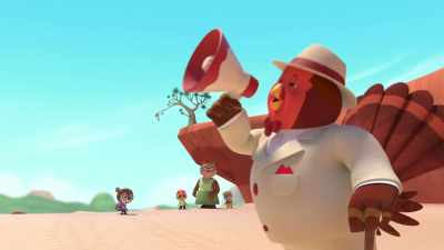 Rod's gonna rescue
gobba-gobba-Grady! - Top Wing