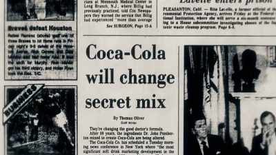 Roger received
a phone call one night - Cola Wars