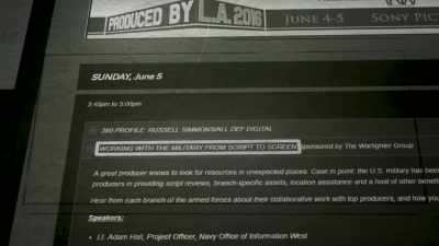 ROGER STAHL: They're presenting at Comic-Con and a bunch - Theaters of War