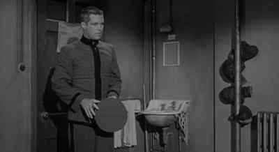 ROGER:
What are you doing in here, mister? - The Strange One