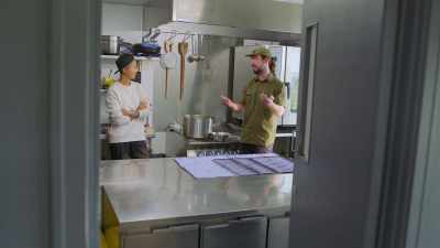 ROGIER: Every fresh
produce came. And then - Restaurants at the End of the World