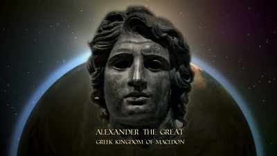 - Roman emperors looked
to Alexander the great, - Creating Christ