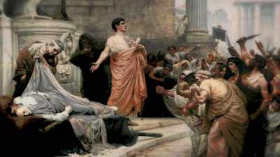 Roman emperors who
were deified were admitted - Creating Christ