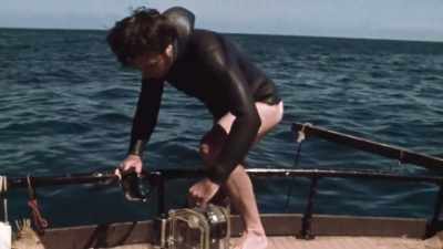 RON: I'd never, ever seen it before
on other people's documentaries, - Playing with Sharks