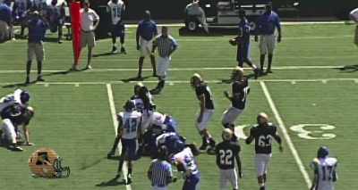 Ronnell gets out
to about the 34 yard line. - Under the Stadium Lights