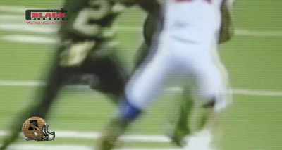 Ronnell tucks it under
outta that wildcat formation. - Under the Stadium Lights