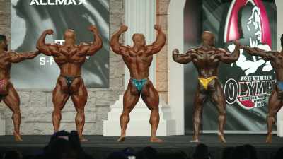 Ronnie had a great
back double bicep, - Breaking Olympia: The Phil Heath Story