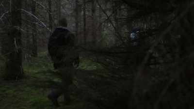 [Ronny] Whoa.
The helicopter's coming again? - Expedition Bigfoot