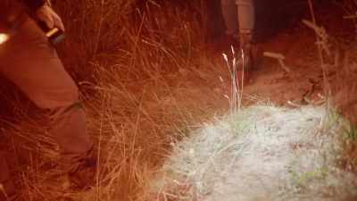[Ronny] Yeah.
So the dead grass, going down. - Expedition Bigfoot