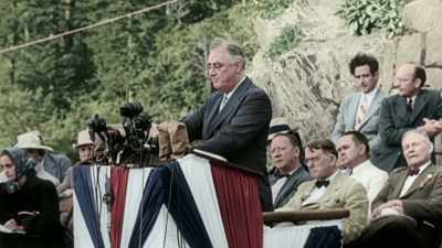 Roosevelt:
WE MUST PREPARE BEFOREHAND - America in Color