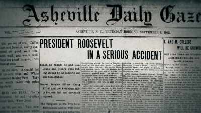 Roosevelt's bruised,
his glasses are broken - Theodore Roosevelt