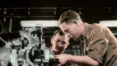 ROOSEVELT'S PLAN
IS TO OUTPRODUCE THE ENEMY, - America in Color