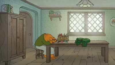 [rooster crows] - Frog and Toad