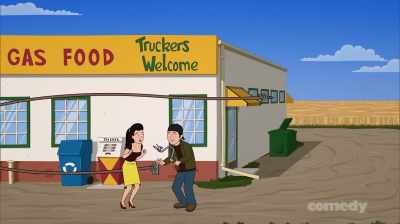 - [rope snaps] Or not?
- Hey! - Corner Gas Animated
