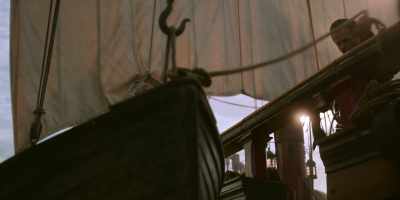 (ropes creaking) - Our Flag Means Death