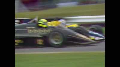 Rosberg tried to overtake Senna, - Williams & Mansell: Red 5