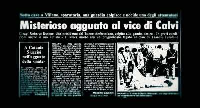 Rosone is shot and
wounded in downtown Milan. - Murder of God's Banker