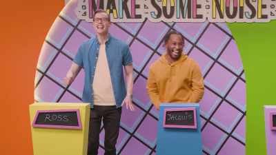 - [Ross And Jacquis] By us!
(cast laughing) - Make Some Noise