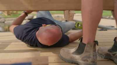 Rotem: A built-in bench,
that you could sit and fish, - Renovation Resort
