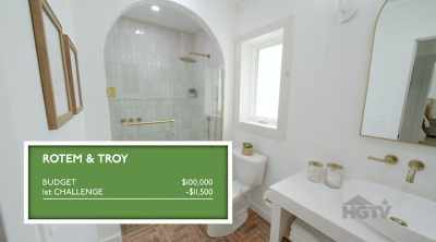 Rotem and Troy spent
$11 and-a-half thousand bucks, - Renovation Resort