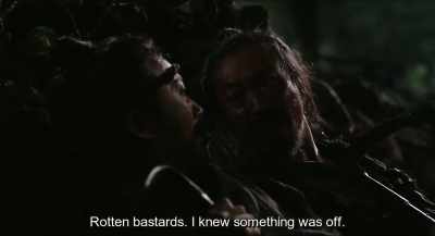 Rotten bastards. I knew something was off. - Monstrum