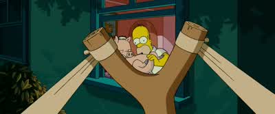 Rough day, huh, son? - The Simpsons Movie