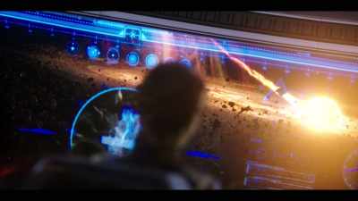 Roughly 150 meters long, tucked
into that accretion disk. - Star Trek: Discovery