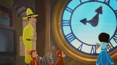 [royal horn blowing] - Curious George: Royal Monkey