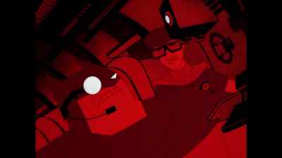 Rubber bullets. Honest. - The New Batman Adventures